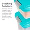 IRIS USA 30lbs+11lbs Airtight Pet Food Storage Container Combo with Scoop and Casters, up to 41lbs